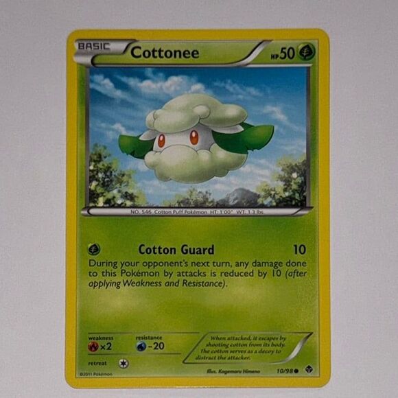 POKEMON CARD: Cottonee #10/98 (Pokemon Emerging Powers) - Picture 1 of 2